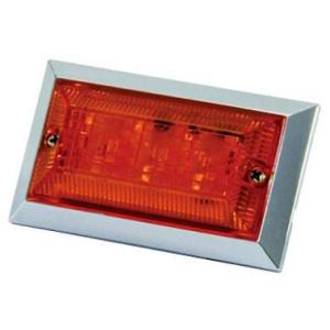 JETイノウエ LED3 ハイパワーフラットマーカーランプNEO 12/24V共用 アンバー/アンバ...