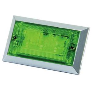 JETイノウエ LED3 ハイパワーフラットマーカーランプNEO 12/24V共用 グリーン/グリー...