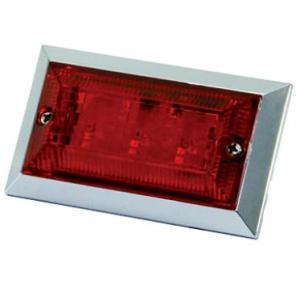 JETイノウエ LED3 ハイパワーフラットマーカーランプNEO 12/24V共用 レッド/レッド ...