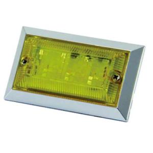 JETイノウエ LED3 ハイパワーフラットマーカーランプNEO 12/24V共用 イエロー/イエロ...