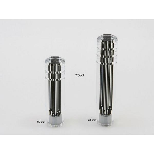 JETイノウエ　シフトノブ　スリットラインシフトノブ　200mm　12X1.25　AD付　ブラック　...