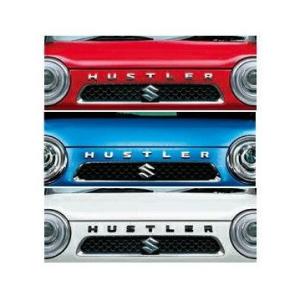 スズキ純正ハスラー(SUZUKI HUSTLER) 【エンブレム（HUSTLER) 】【クロームメッ...