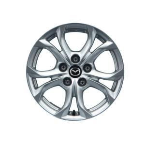 純正アクセサリー　マツダ　CX-3　DK　H27.02〜　ベーシック　アルミホイール　16X6.5J　シルバー　1本　9965F36560｜marucorp