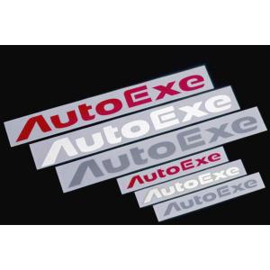 メール便可　Auto Exe　オートエクゼ　マツダ　MX-30　DR　R2.10〜　ロゴステッカー（L）　シルバー　A11200-02｜marucorp