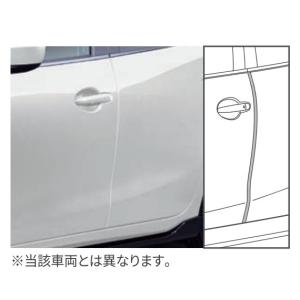 純正アクセサリー　マツダ　MAZDA2　DJ　R05.03〜　ドアエッジモール　ポリメタルグレーM　C912V3150SY｜marucorp