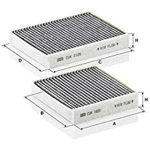 MANN　エアコンフィルター　（プジョー／207）　CUK　21　000-2　【型式：A75FW・A...