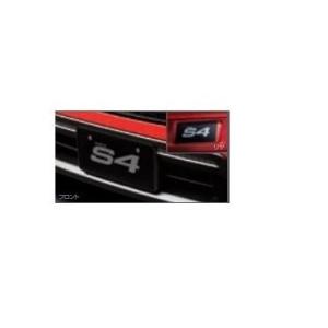 スバル WRX S4【VAG】　カラードナンバープレートベース(前後２枚セット)【マグネタイトグレー...