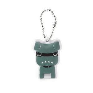 三菱（MITSUBISHI） (T)デニムブルーデリ丸。キーホルダー「ミツビシ