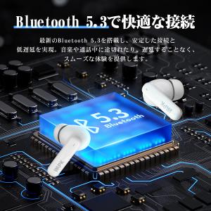ワイヤレスイヤホン Bluetooth5.3 ...の詳細画像2