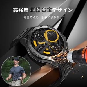 スマートウォッチ 1.43インチ大画面 通話機...の詳細画像3