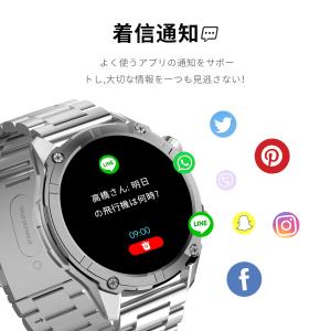 スマートウォッチ 1.43インチ大画面 通話機...の詳細画像5