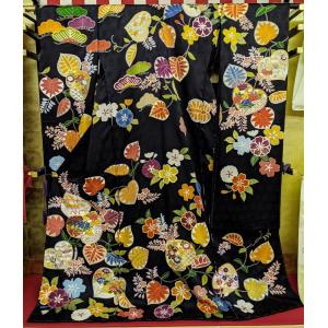 手描き 京友禅 正絹 振袖 ピンク 成人式 ふりそで 購入 販売 : 部坂