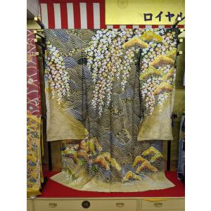 平和屋本店●極上　皇室献上作家　藤井寛　振袖　駒刺繍　雲重ね　宝尽くし飛鶴文　金彩　逸品　DZAB5388kh6 楽天市場】平和屋本店□極上 皇室献上作家 藤井寛 訪問着 駒刺繍 雲