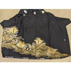 総刺繍 黒留袖 菊尽くし 五つ紋 正絹比翼地 ぐし縫い : 高級呉服の藤和