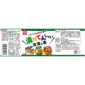 漬けてん浅漬けの素 420mlの詳細画像1