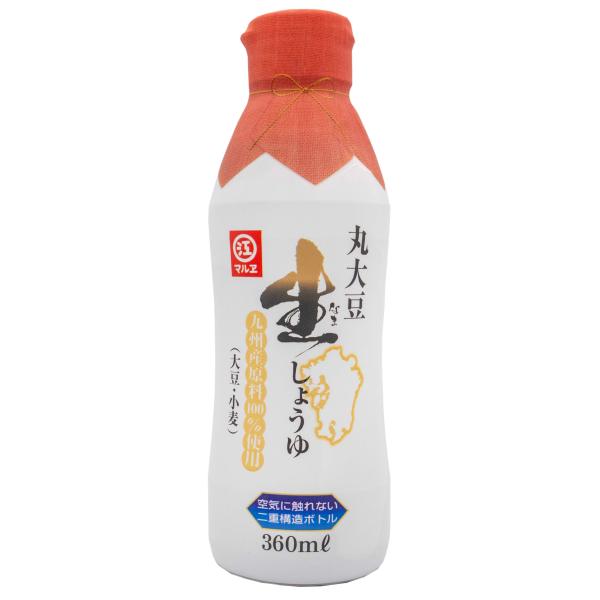 九州産丸大豆生しょうゆ　360ml