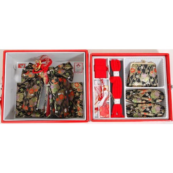 女の子７歳?作り帯とハコセコの高級ペアセット化粧箱入（大）05
