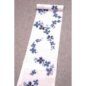 綿絽白地 竺仙鑑製 雪輪繋ぎ お仕立代込価格 送料無料 女性用 高級
