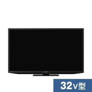 液晶テレビ シャープ 画面サイズ32v型 2T-C32DE-B ブラック 【外箱（カートン）不良品特価】｜marueidenki