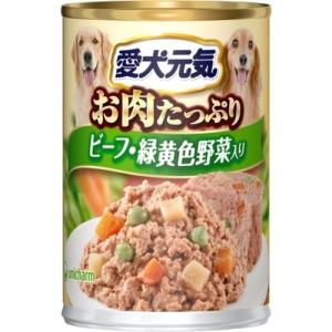 愛犬元気缶　味わいと健康プラス　ビーフ＆緑黄色野菜入り｜maruetsu-fure