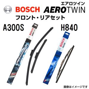 FIAT 500 右ハンドル用 BOSCH  エアロツインワイパーブレード2本入 600/350mm リアワイパーブレード 290mm A300S H840 送料無料