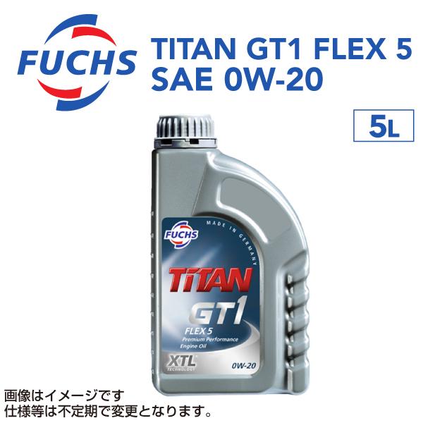 A601446504 フックスオイル 5L FUCHS TITAN GT1 FLEX 5 SAE 0...