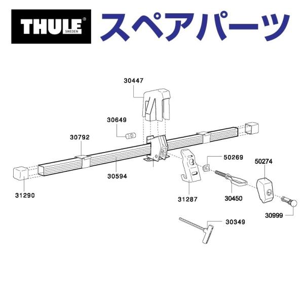 THULE スーリー スペアパーツ 477ダミーフット 853-1707 31287 TH15000...