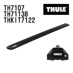 ランドローバー ディフェンダー TH7107 7113B KIT7122 THULE ベースキャリア  送料無料｜marugamebase