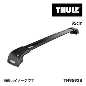 THULE TH9593B ウイングバーエッジ 2本入り  95cm ブラック 送料無料