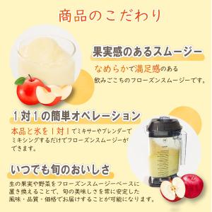 フローズンスムージーベース 青森りんご 100...の詳細画像3