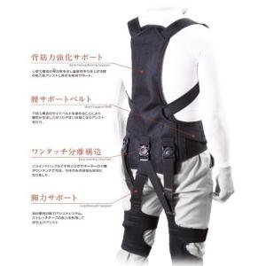 ワーキングパワースーツX(本体・膝サポーター/...の詳細画像3