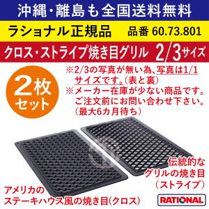 ☆1枚☆ ラショナル スチコン用 グリル・ローストプレート 1/1GN 1/1