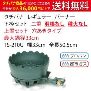 【みん4/8】≪y497≫ダブルバーナー/二重 1口 鋳物コンロ 4個セット LPガス 火口28.5cm 羽無し 厨房/屋台/イベント 41204-02 gureton-factory_y3000501
