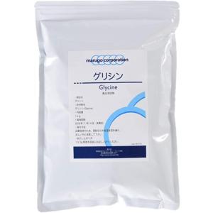 アミノ酸　グリシン 粉末 サプリメント ( 1kg / サプリ )  付属スプーン付き[ 眠りサポート ]
