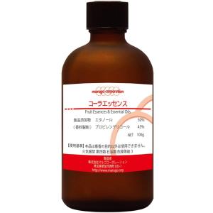 marugo(マルゴ) 国内製造 コーラエッセンス 食品香料 (100g) 水溶性香料 製菓・製パン等の香り付けに｜marugocorporation