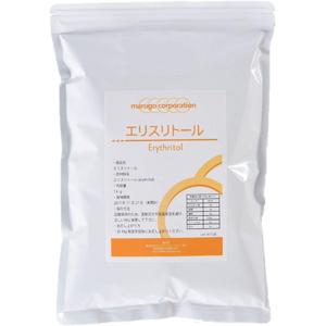 エリスリトール 1kg メール便送料無料 計量スプーン付き カロリーゼロ 天然甘味料 ぶどう糖発酵甘味料 虫歯予防 甘味は砂糖の75%程度 後味すっきり 甘味料｜MARUGO