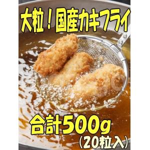 大粒サクぷりっ！広島倉橋島産カキフライ合計500g (20...