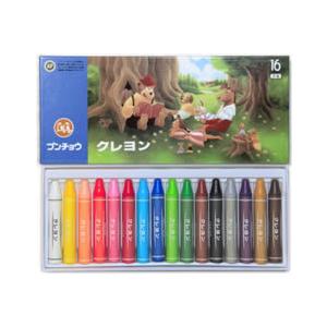 ブンチョウ くれよん 角軸 プラケース入り 16色 : 丸五商店ヤフー