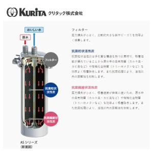 クリタック 浄水器 AS-10S用 カートリッ...の詳細画像1