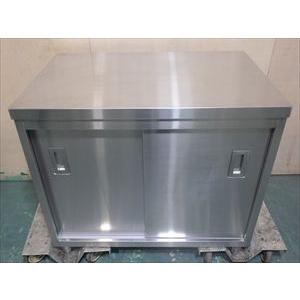 【中古】【送料都度見積】調理台 W900×D600(本体D530)×H800mm