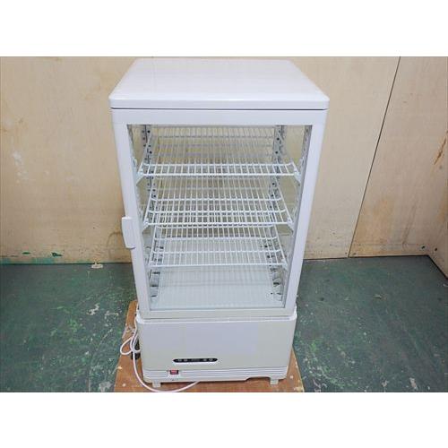【中古】【送料都度見積】ヒジル 4面ガラス冷蔵ショーケース HJR-FG80SWT