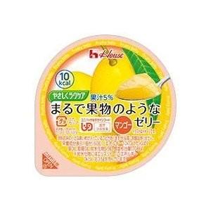 ハウス やさしくラクケア まるで果物のようなゼリー マンゴー味 60g