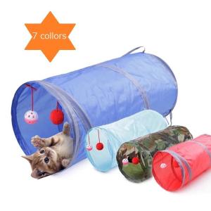 猫トンネル　おもちゃ　猫遊び場　猫　コロコロボール　折りたたみ可能な猫のトンネルス　トンネルあ