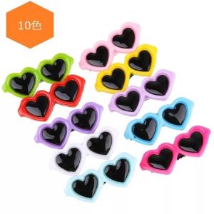 犬用ヘアーアクセサリー 犬のアクセサリー 犬用　ハート型ヘアピン