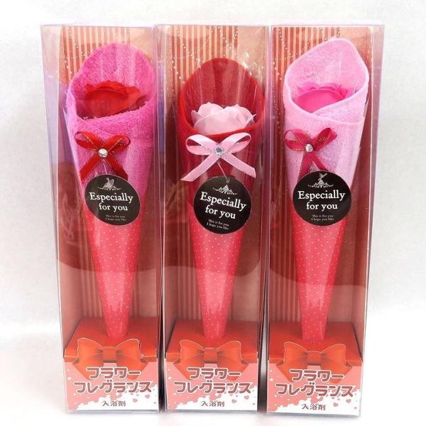 ローズハンカチブーケ　１個【花 バスフレグランス 入浴剤 ソープフラワー ギフト ホワイトデー 卒業...