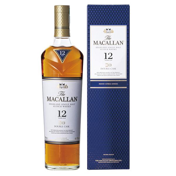 お歳暮 ギフト  ウィスキー 送料無料  スコッチ ザ・マッカラン・ダブルカスク12年 YM12D2