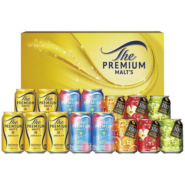 お歳暮 ビール ギフト ジュース 送料無料 飲み比べ サントリー プレミアムモルツ 香るエール ファ...