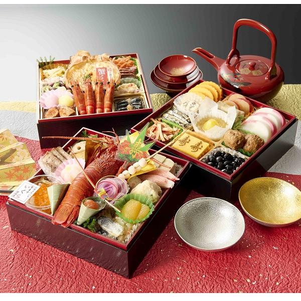 WEB-98【小樽きたいち】小樽きたいち御膳　楓　和風三段重