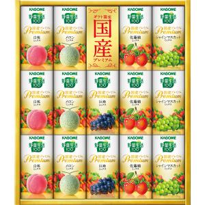 カゴメ　国産　プレミアム　ジュースギフト　22本 フルーツジュース カゴメ 野菜フルーツ 国産プレミアム14本セット (YFP-30
