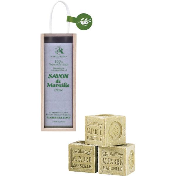 マリウスファーブル サボンドマルセイユ 木箱ギフト  石けん  フランス製 オシャレ 手洗い 敏感肌...